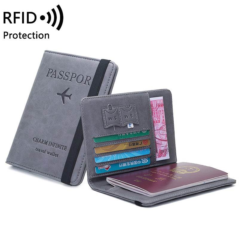 新款RFID护照本RFID passport Book multi-function card holder