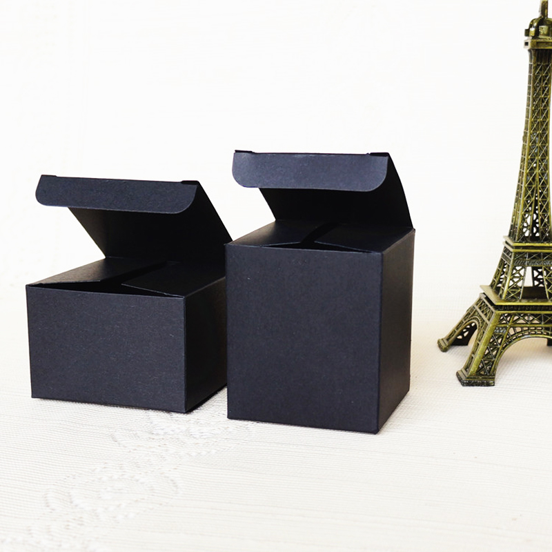 简单简约面膜罐包装纸盒外包装空盒子盲盒化妆品盒黑色黑卡现货