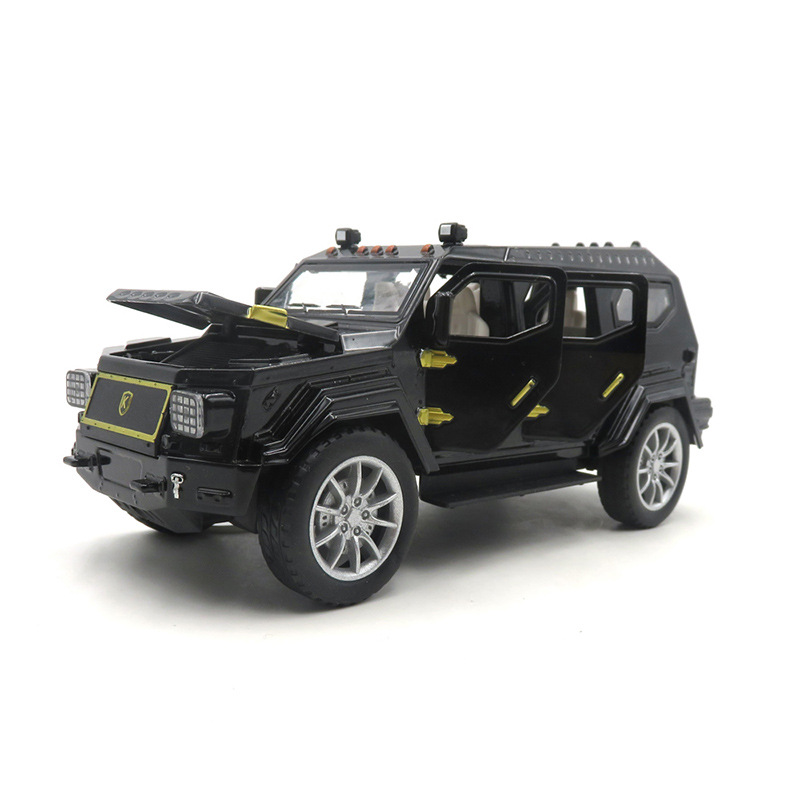 合金骑士十五世车模型车门可以打开男孩装甲车越野车SUV玩具汽车