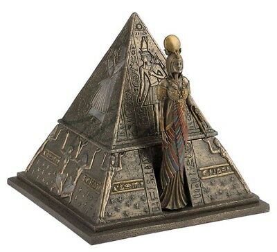 代购 古埃及女王金字塔饰品盒 雕塑雕像收藏客厅摆件复古家居装饰