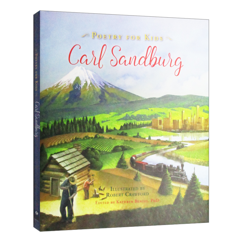 英文原版 Poetry for Kids Carl Sandburg 给孩子的诗 卡尔桑德伯格 精装 英文版 进口英语原版书籍