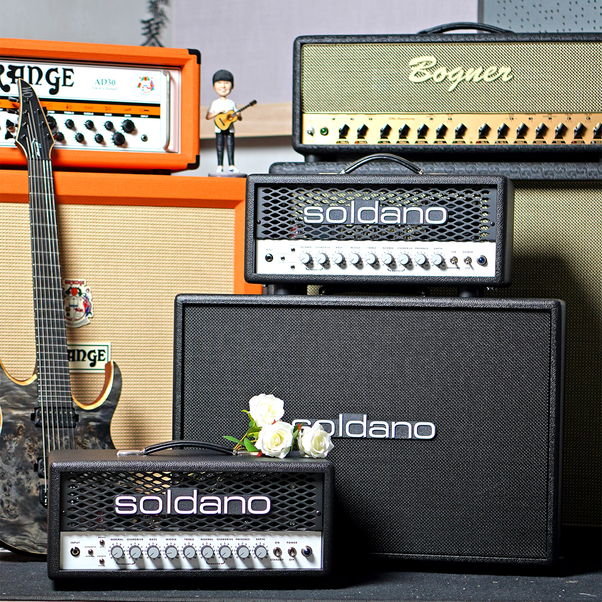 【琴庐乐器】Soldano SLO-30 美产定制黑色全电子管电吉他音箱头