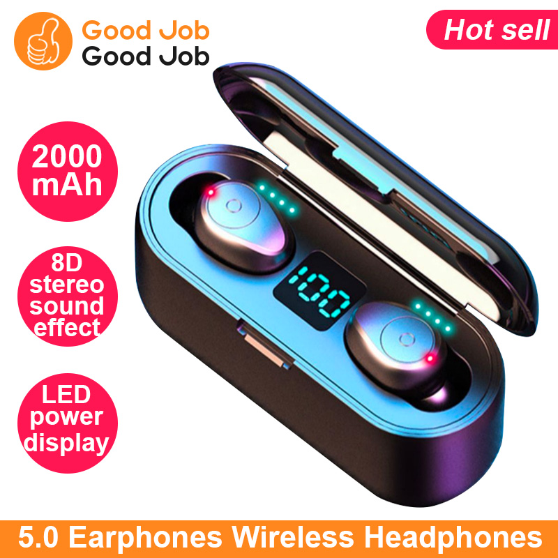 Bluetooth Earphones HD Stereo Wireless Headphones Headset
