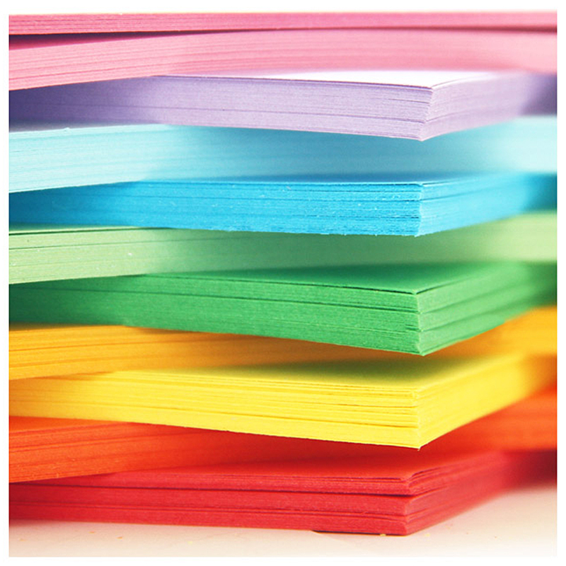 折纸彩色彩纸卡纸a4厚手工纸材料儿童DIY幼儿园大张制作玫瑰花
