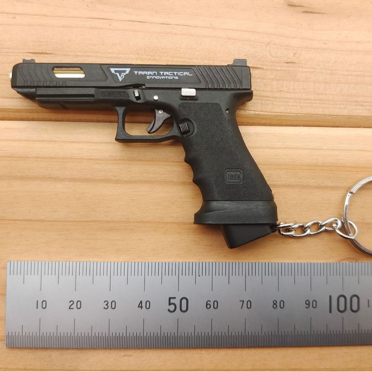 1：3合金帝国G34TTI模型枪玩具钥匙扣金属格洛克 GLOCK抛壳小手枪