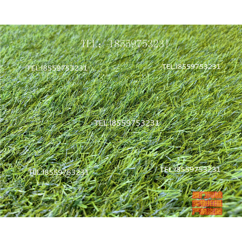 厦门绿草皮发货仿真草坪1cm2cm3cm绿色人造草皮 户外铺地板地毯草