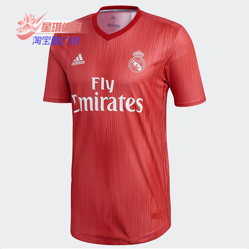 Adidas/阿迪达斯正品皇家马德里球员版第二客场男子球衣T恤DP5441