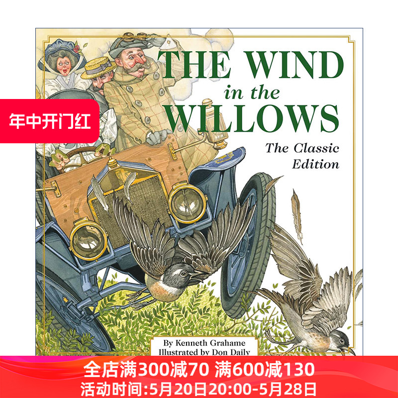 The Wind in the Willows 柳林风声 精装插画版进口原版英文书籍