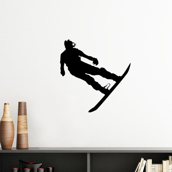 画滑雪运动员