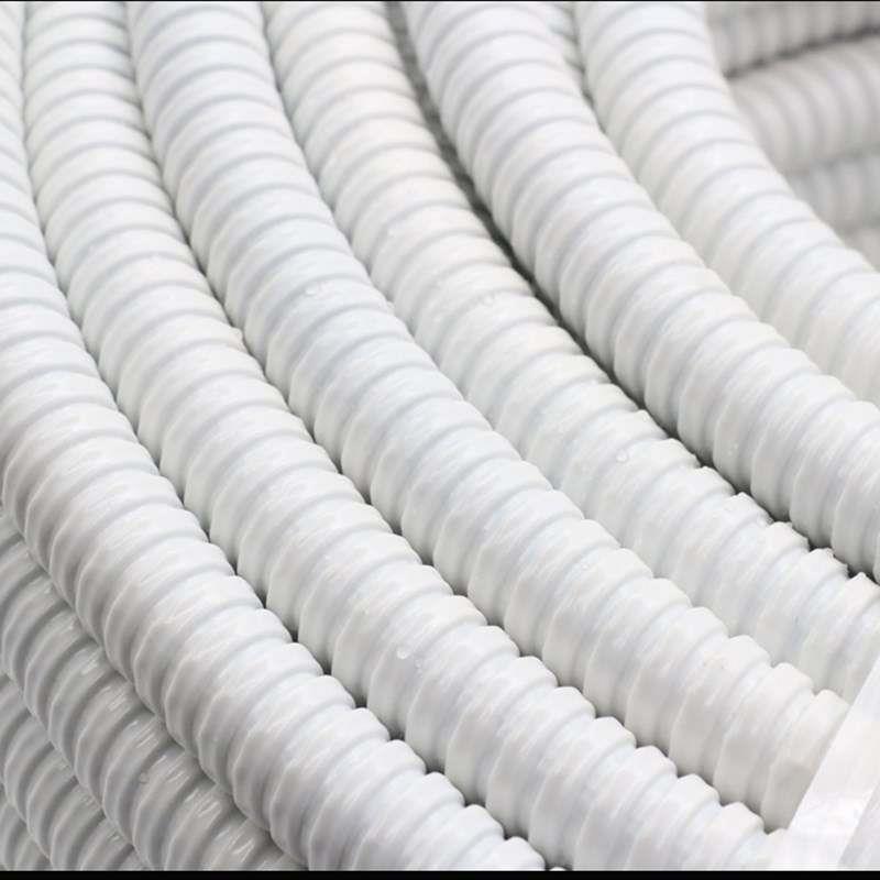 白家色包纹塑金属274软管波纹管线金属穿线螺蛇皮管用阻燃防火保