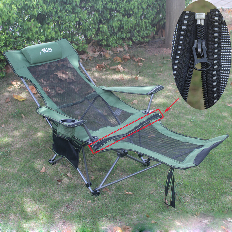 包邮户外折叠椅便携野营两用午休床椅钓鱼沙滩躺椅靠背家用休闲椅