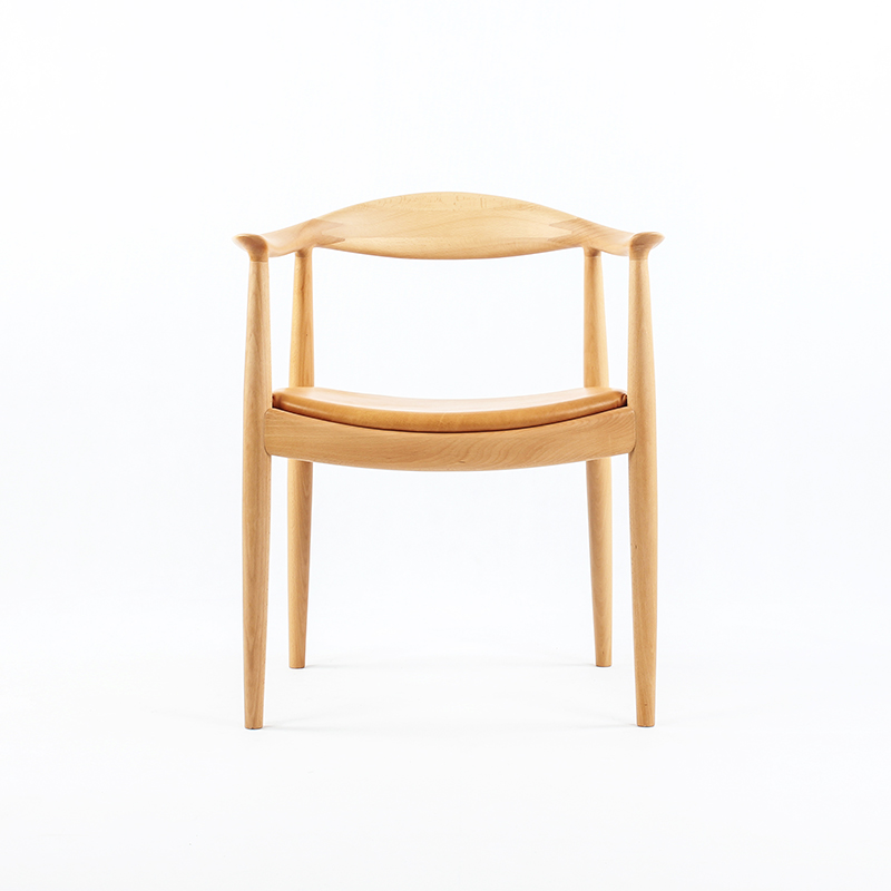 北欧总统椅丹麦实木餐椅网红创意设计现简约现代精品复刻汉斯韦格