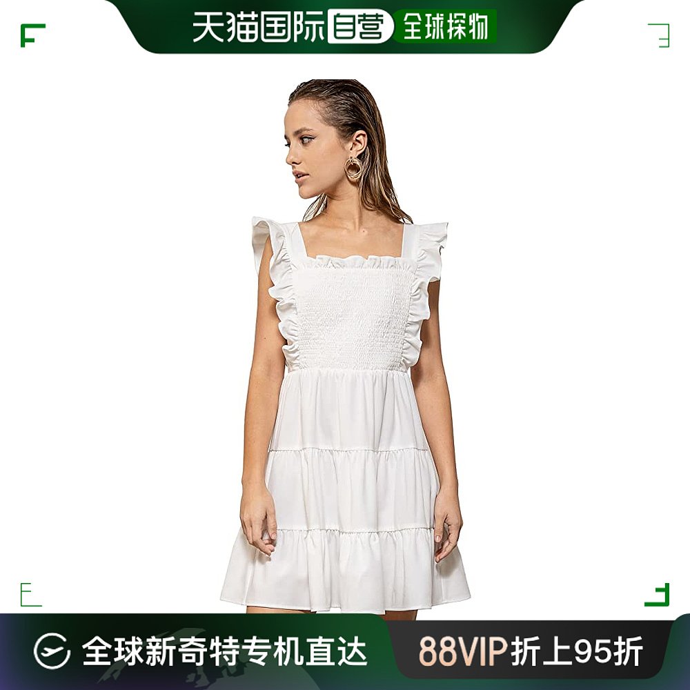 香港直邮潮奢 Line & Dot 女士 Josie 罩衫式迷你连衣裙