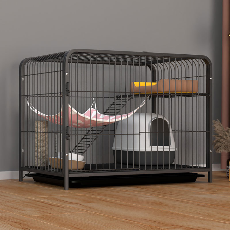 拼接猫笼子两层猫咪别墅家用室内超大自由空间小型猫屋繁育笼加粗