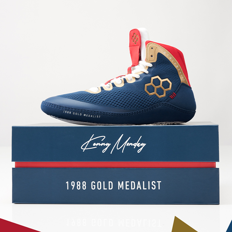 正品RUDIS举重深蹲鞋1988年运动会冠军肯尼签名款男士实战摔跤鞋