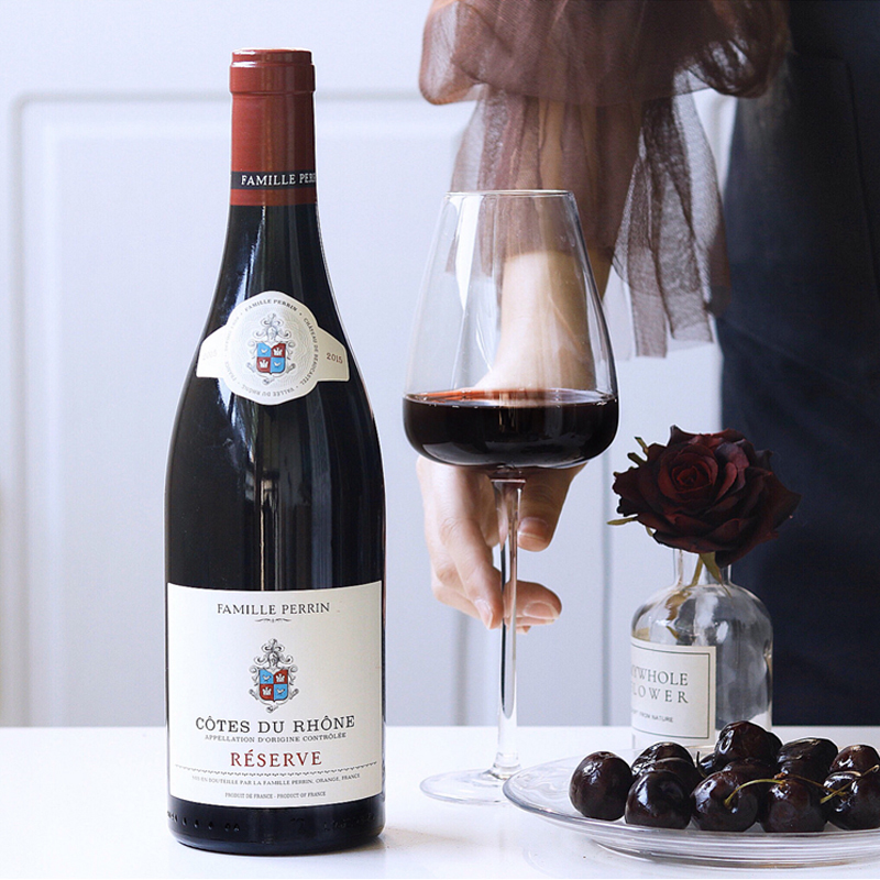 原瓶进口法国佩兰家族珍藏Famille Perrin干红葡萄酒南罗纳河谷