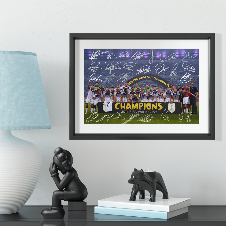 2014年德国队世界杯冠军相框克洛泽照片挂墙诺伊尔桌摆件海报壁画