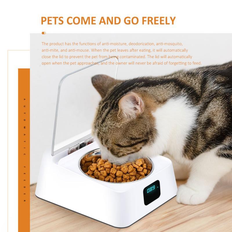 1pcs Hot 350ML Dogs Cats Automatic Feeder 5G Infrared