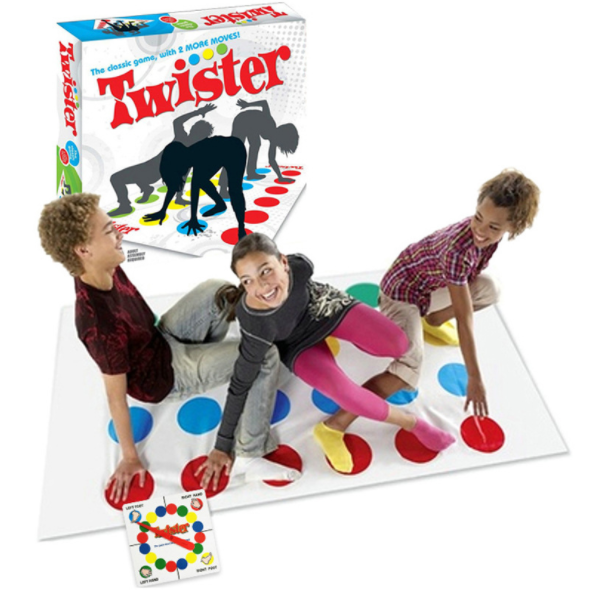 跨境热销身体手指Twister 扭扭乐英文版多人聚会亲子互动游戏玩具