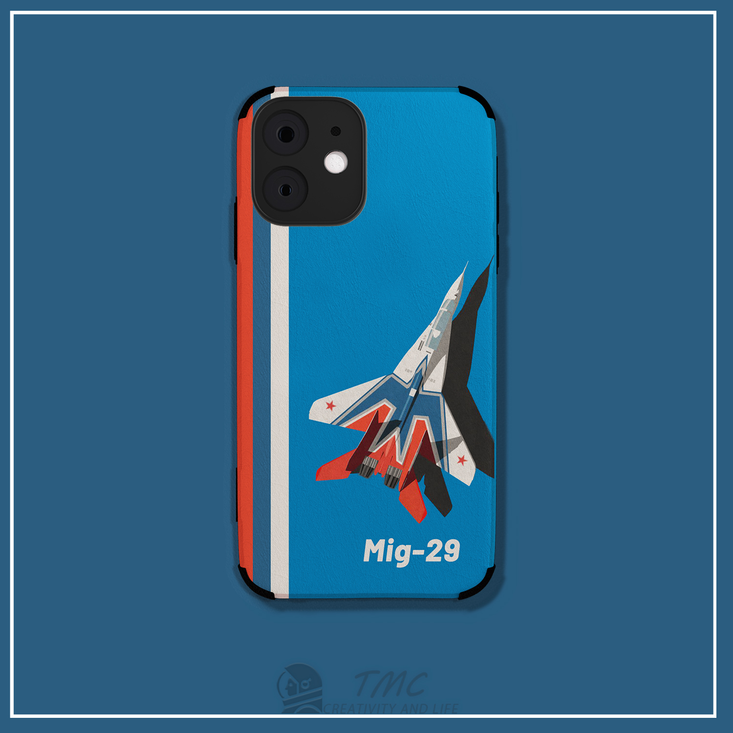 俄军第四代战斗机Mig29手机壳适用苹果13pro华为mate40全包iqoo10