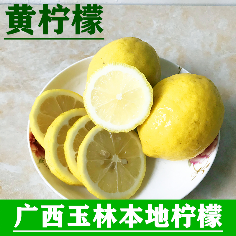 广西玉林黄柠檬当季新鲜水果奶茶店专用皮薄一级商用水果 5斤装