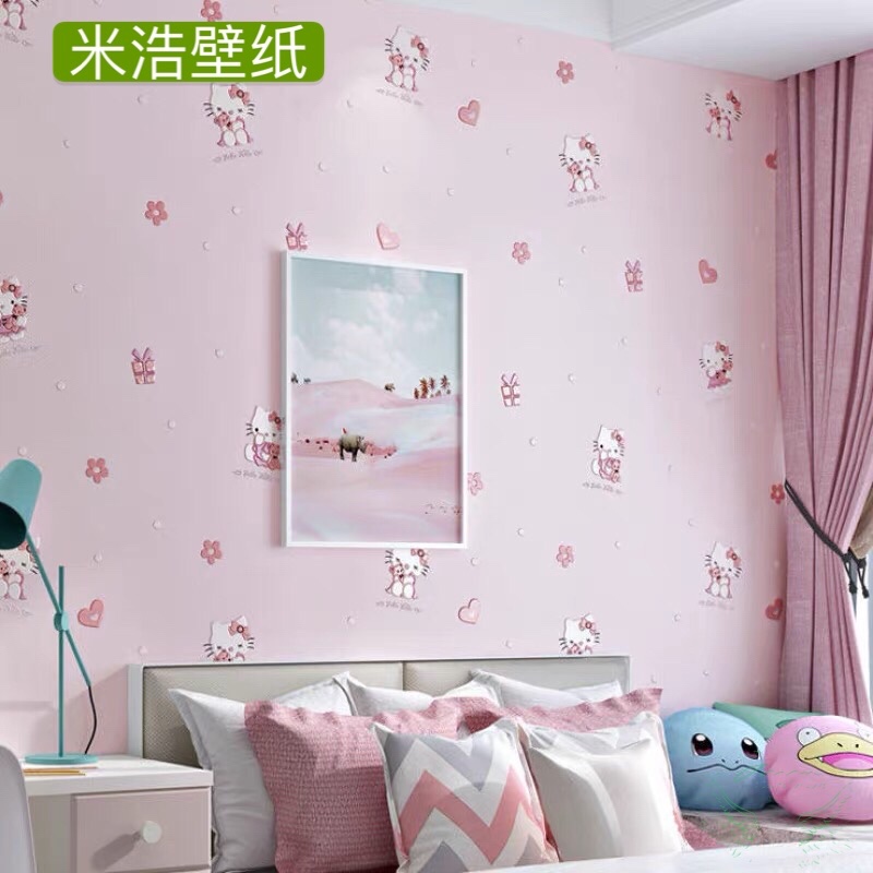 北京贴儿童壁纸卡通图案贴全屋儿童壁纸让房间充满活泼可爱的空间