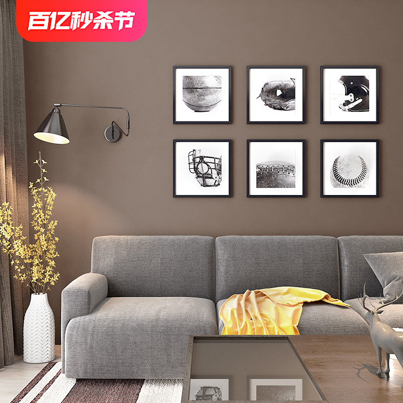 褐色棕色深咖啡色墙纸客厅卧室无纺布纯色素色家用室内背景墙壁纸