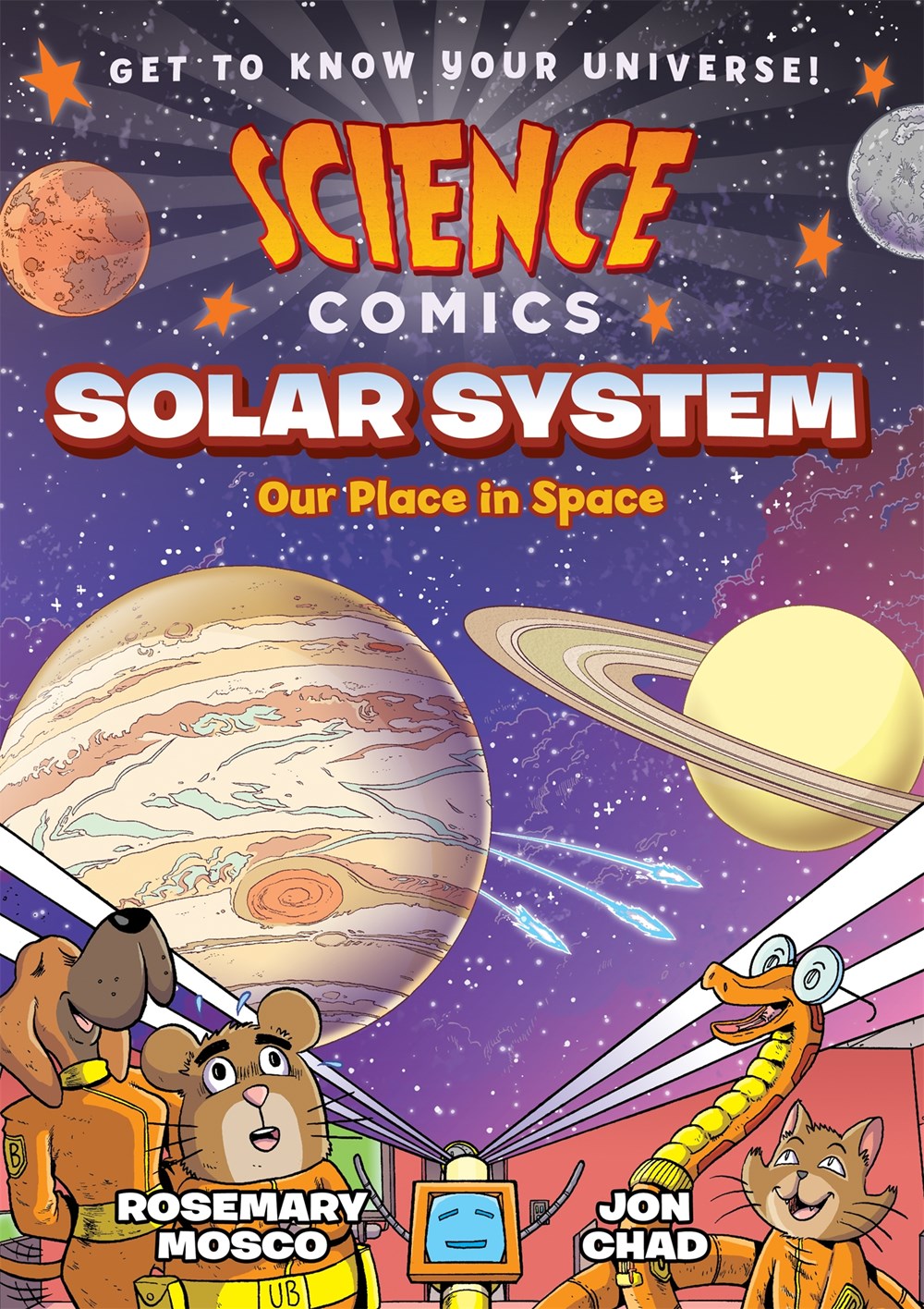 【科普漫画】太阳系：我们在太空中的位置(全彩)Science Comics: Solar System: Our Place in Space少儿科普阅读青少年