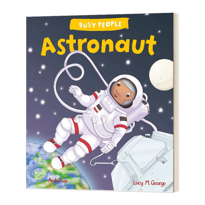 英文原版 Busy People Astronaut 忙碌的人们 宇航员 英文版 进口英语原版书籍