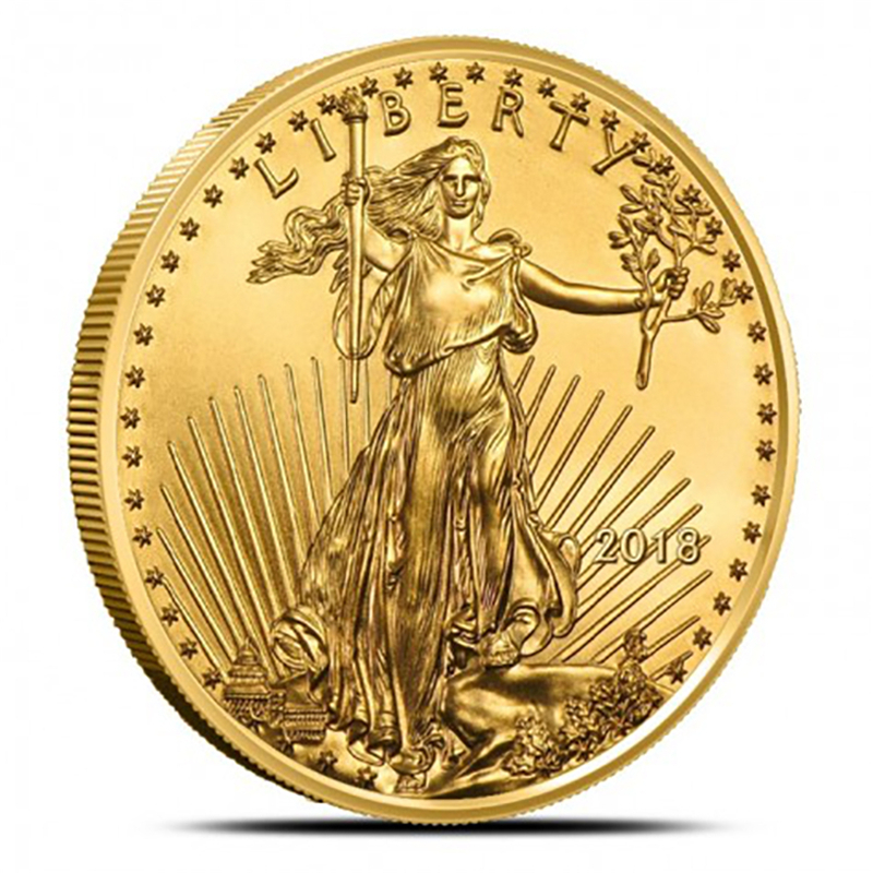 27mm美洲鹰洋币美金纪念币 自由女神金币小尺寸硬币礼品