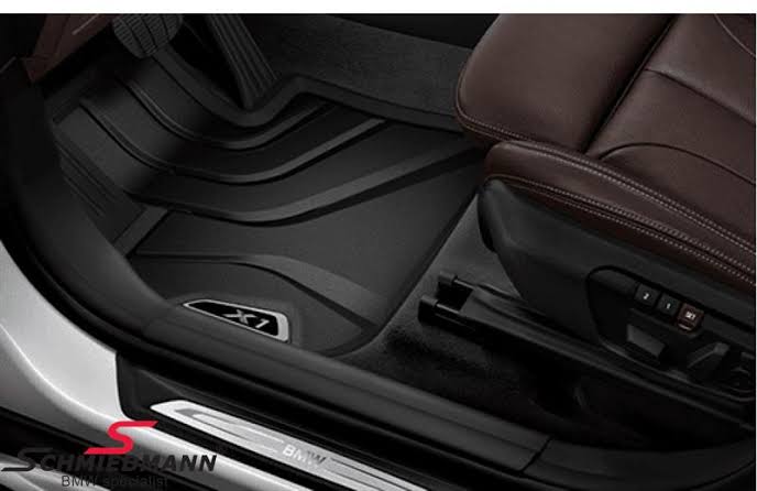 BMW宝马原厂 X1 F49 U12加长版全天候橡胶脚垫 一套5片 4S店代购