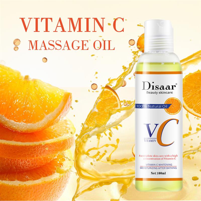 vitamin c massage oil Natural Organic Skin Moisturizing Tone