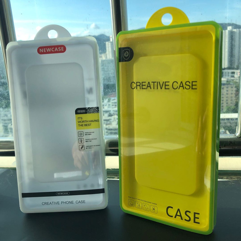 手机壳包装盒外壳PVC高档包装透明适用苹果6.5寸通用可挂包装批發