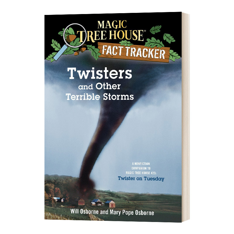 英文原版 Twisters and Other Terrible Storms MTHFT#8 神奇树屋小百科系列8 灾难和恐怖的暴风雪 英文版 进口英语原版书籍
