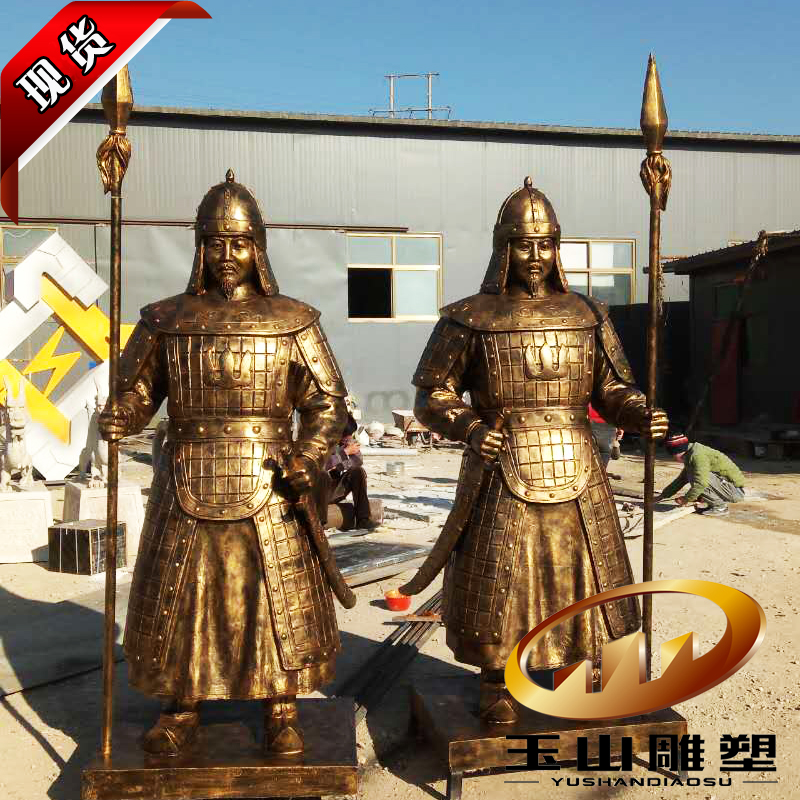 现货蒙古广场蒙古包雕塑蒙古将军献哈达人物摔跤勇士苏力德雕塑