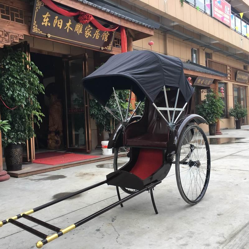 老上海黄包车舞台道具工艺品摄影三轮婚庆老式复古民国老上海载客