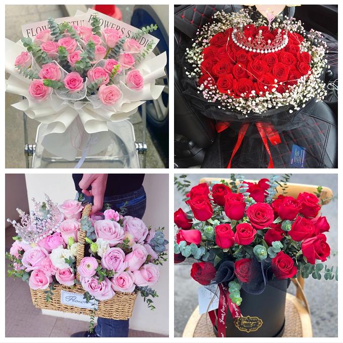 山东潍坊市潍城寒亭坊子奎文区同城花店订玫瑰生日鲜花送老婆女友