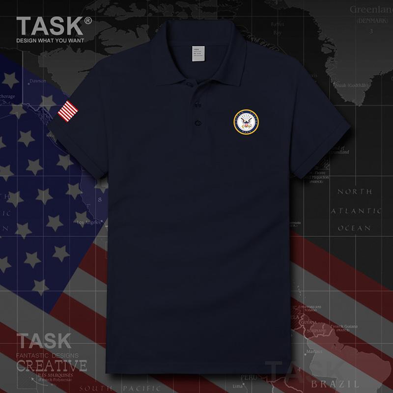 美国USA海军特种部队翻领POLO衫男女国家新款短袖T恤衫夏设 无界