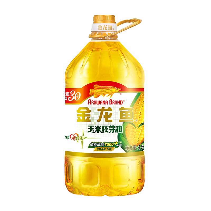 金龙鱼玉米油桶食用油  4L【fd】