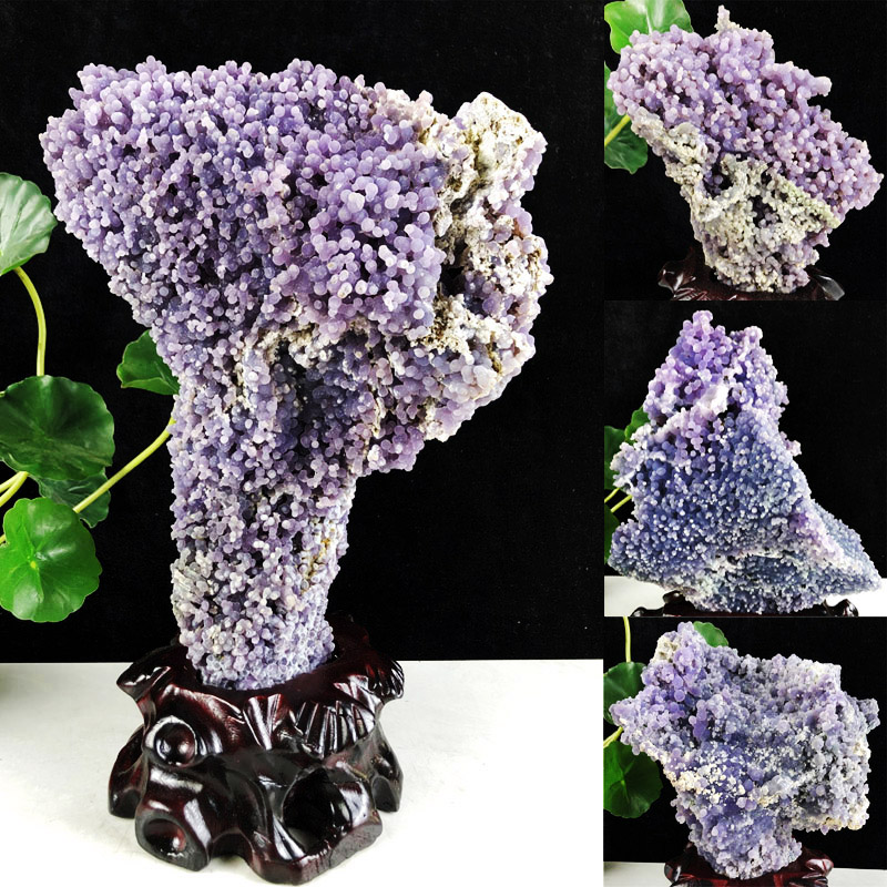 紫色玛瑙原石图片