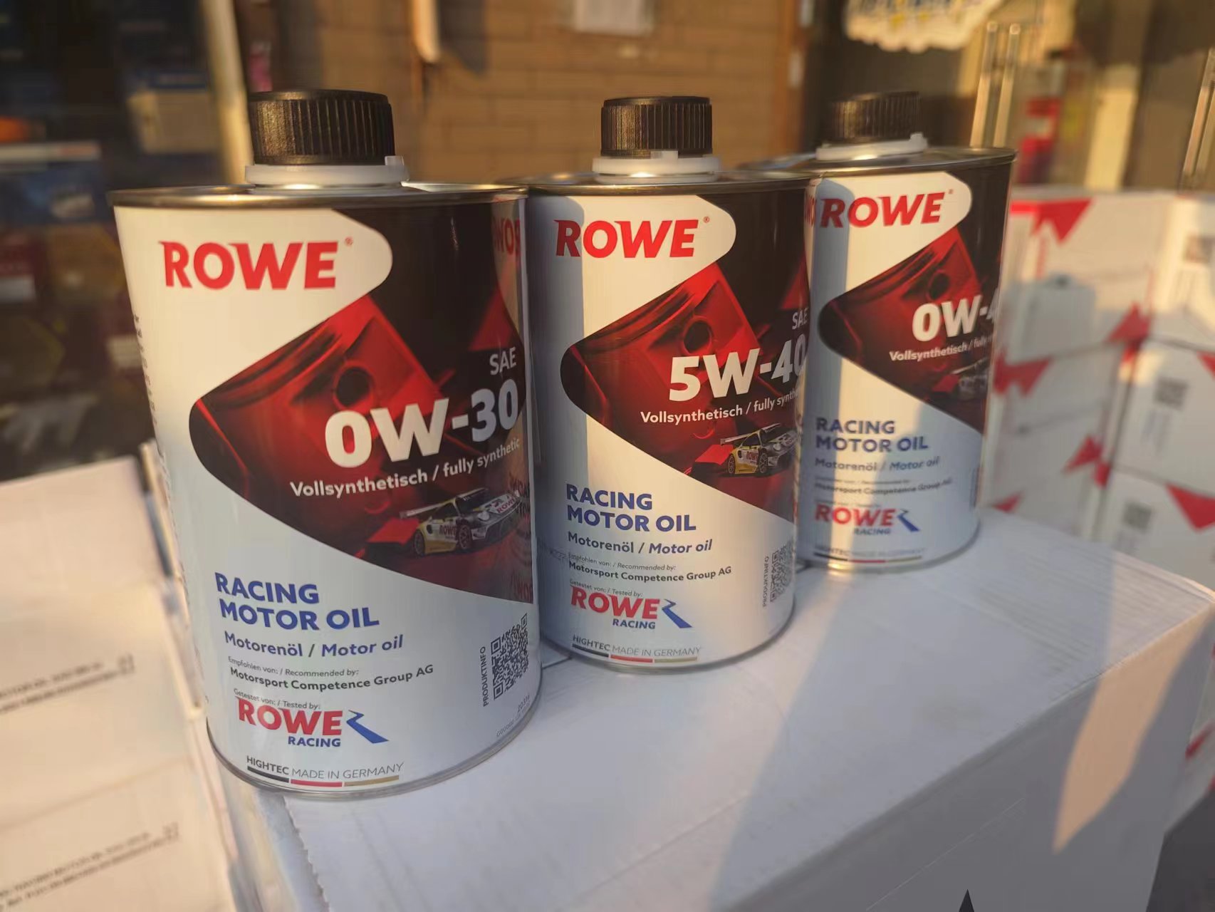 德威ROWE机油脂类高性能机油SAE 0W40 1L装适配宝马奥迪保时捷