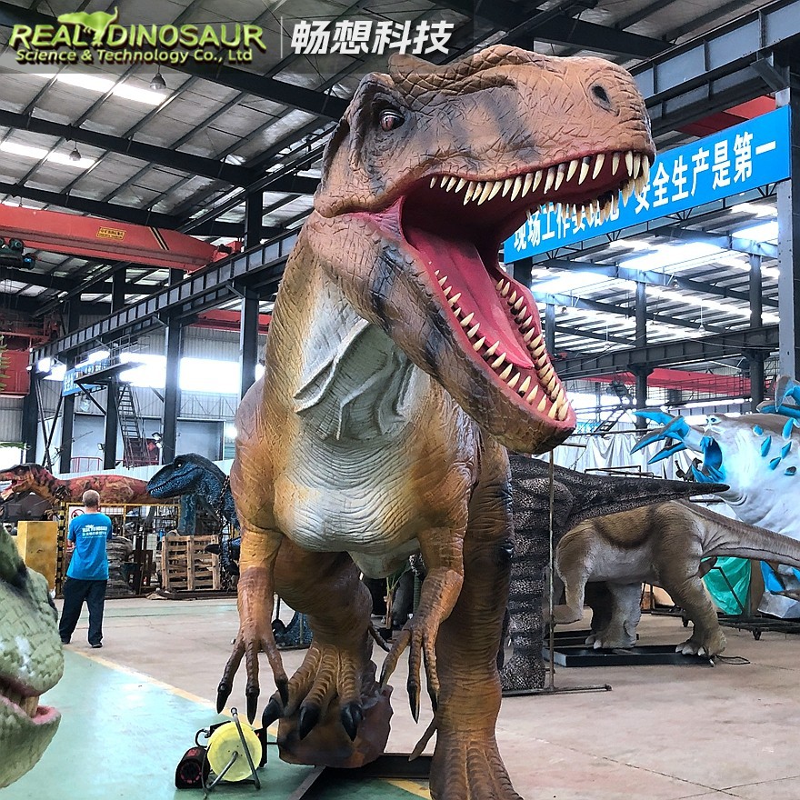 景区项目大型机械仿真恐龙模型制作米长南方巨兽龙恐龙机模
