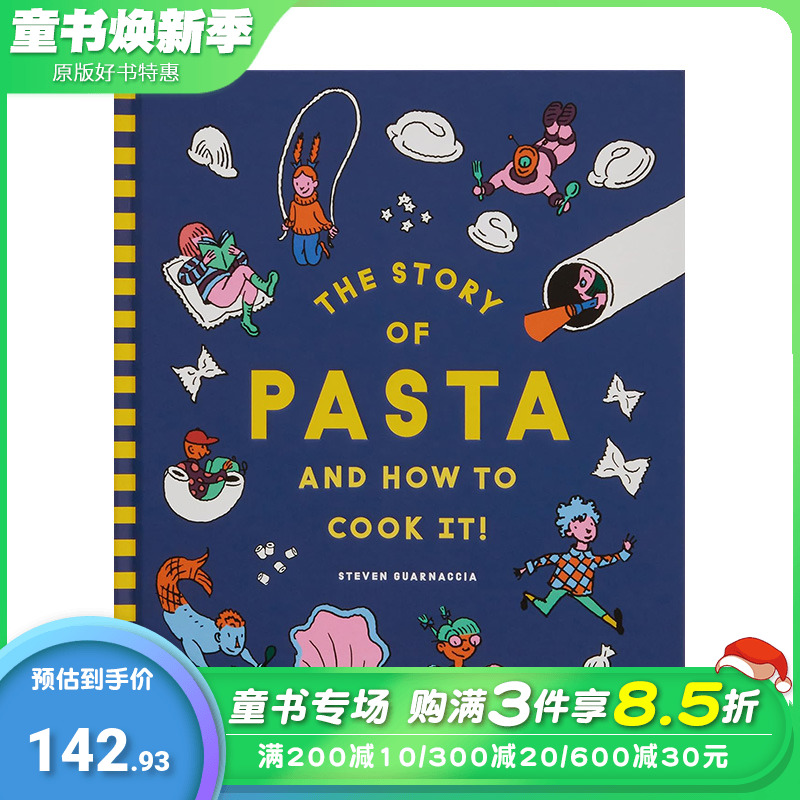 【预售】意大利面：故事与食谱 The Story of Pasta and How to Cook It! 原版英文插画绘本 进口英语儿童故事书 善优图书