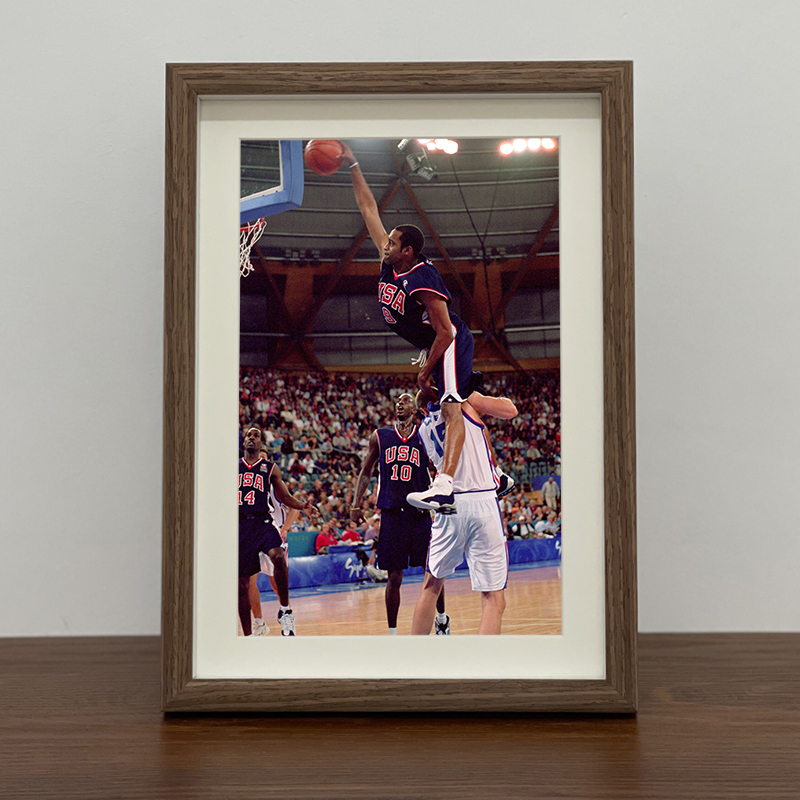 扣篮王CARTER文斯卡特相框摆台装饰画NBA球星海报照片墙挂画礼物