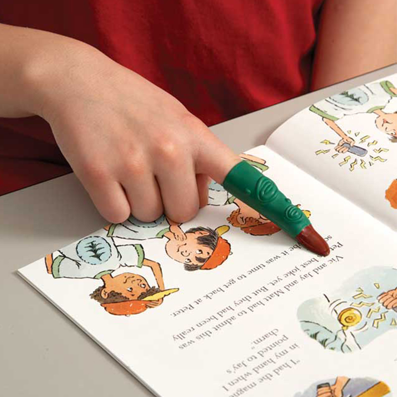 卡通女巫手指指读神器绘本阅读辅助阅读美国教师教具国际学校幼儿
