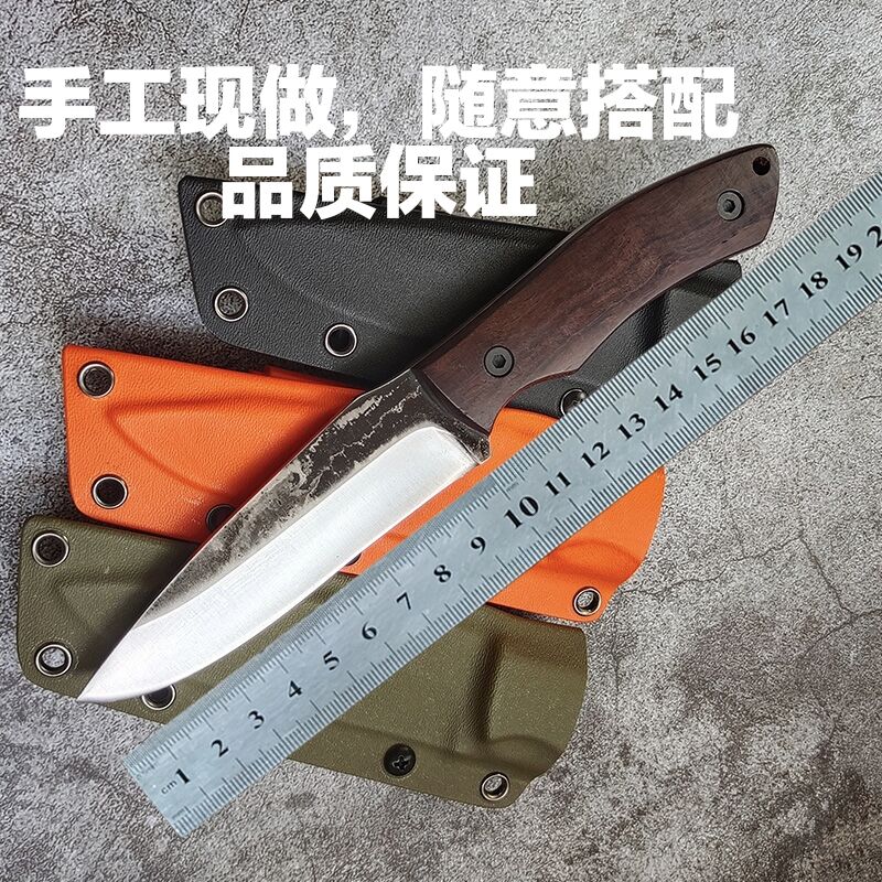 超高硬度轴承钢户外刀防锈新款中国荒野求生直刀锋利手工锻打猎刀