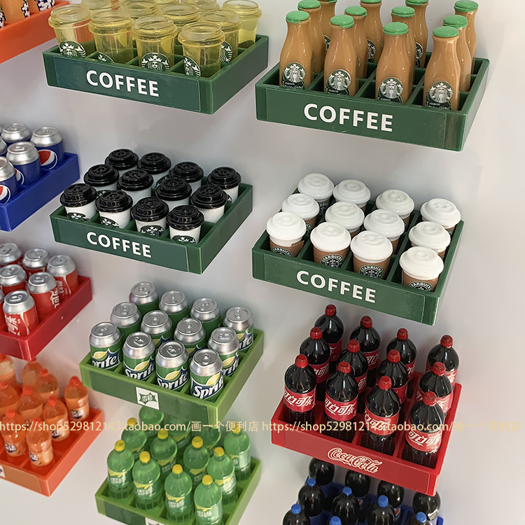 H-store 韩国ins1打可乐冰箱贴咖啡星爸爸磁力贴个性创意磁吸装饰