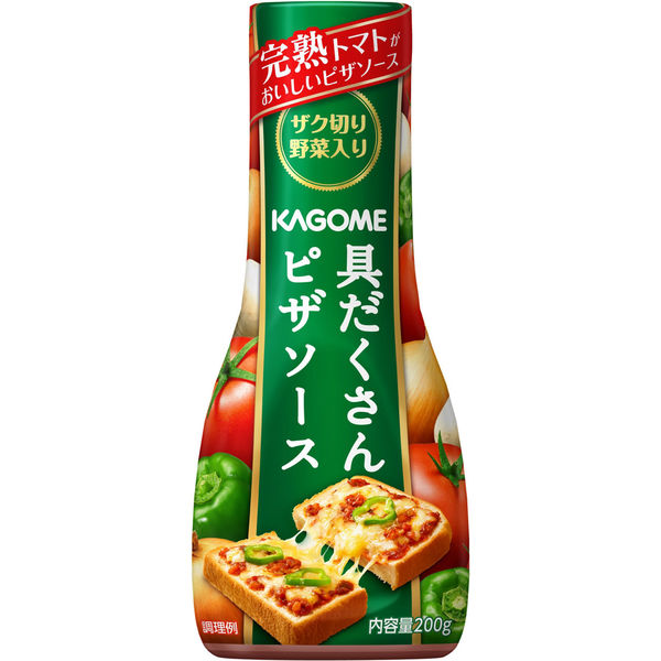 日本进口 KAGOME 披萨酱 西红柿味含切块的洋葱青椒蘑菇