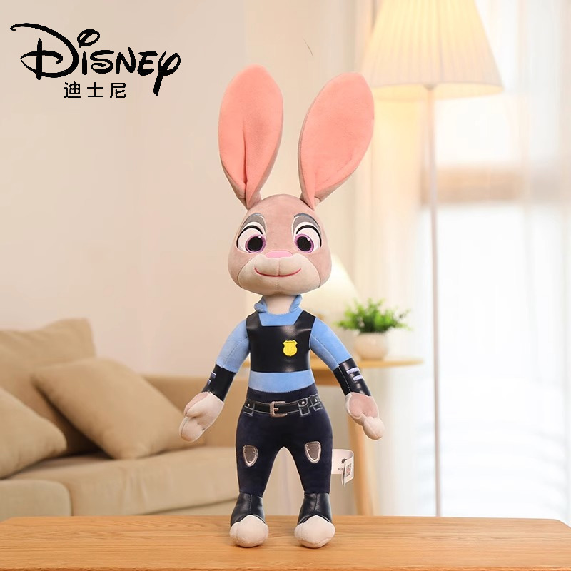 迪士尼正版疯狂动物城兔子警官狐狸朱迪尼克玩偶公仔毛绒玩具娃娃