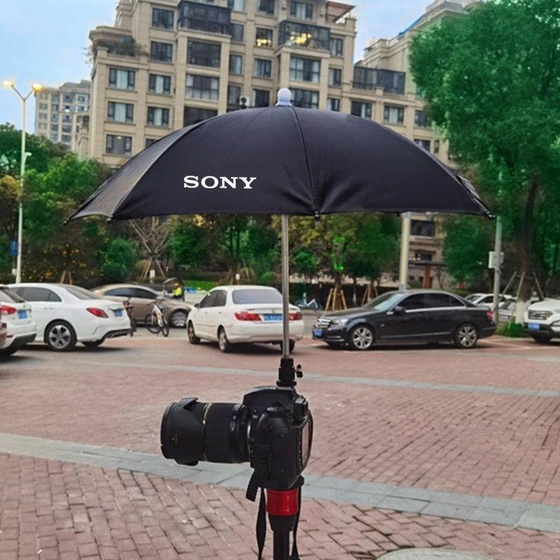 可爱数码相机防雨罩单反微单适用于索尼佳能雨天防水盖防晒遮阳伞